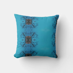 Arbre Ciel Effet Kaléidoscope Coussin de Jeté