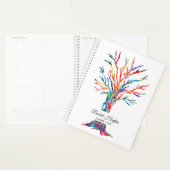 Arbre coloré personnalisé (Devant avec enveloppe)