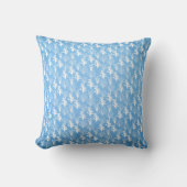 Arbre coraux blancs sur coussin bleu arrière - pla (Recto)