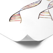 ARBRE D'ADN ou arbre de vie POSTER BLEU (Coin)