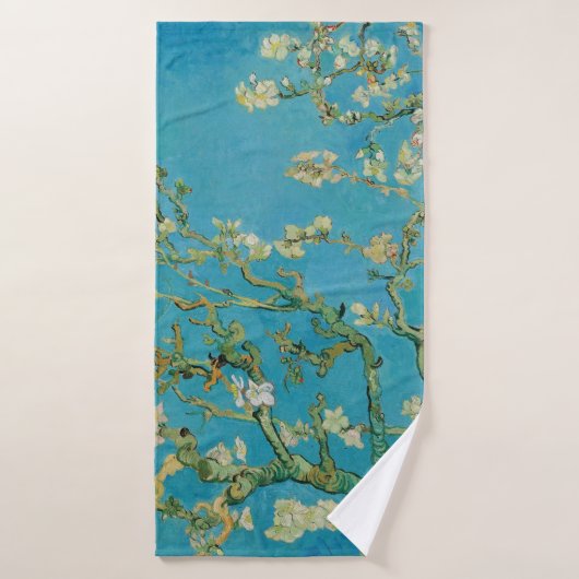 Arbre d'amande de floraison par Van Gogh (Serviette de bain)