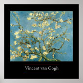 Arbre d'amande en fleurs par van Gogh Poster Impri (Devant)