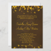 Arbre d'amour - Invitation au mariage d'automne (Dos)