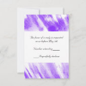 Arbre d'amour violet RSVP (Dos)