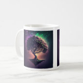 Arbre dans la Mug classique de l'espace, 11 oz (Devant gauche)