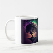 Arbre dans la Mug classique de l'espace, 11 oz (Gauche)
