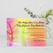 Arbre dans le Bar Woods Invitation Mitzvah (Debout devant)