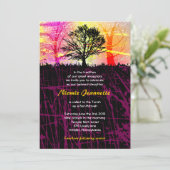 Arbre dans le Bar Woods Invitation Mitzvah (Debout devant)