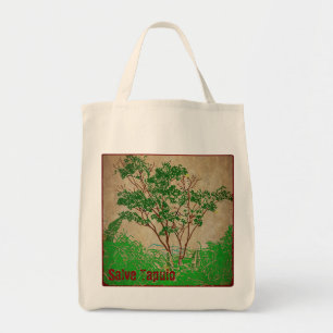 Arbre dans le sac à provisions de Tapuio