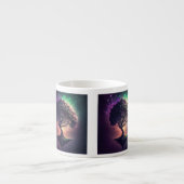 Arbre dans l'espace Espresso Mug (Devant)