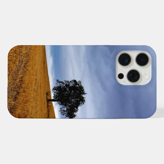 Arbre dans un champ de blé (Verso Horizontal)