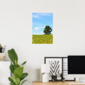 Arbre dans une affiche de campagne (Bureau à domicile)