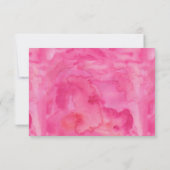 Arbre d'aquarelle rose de la vie RSVP (Dos)