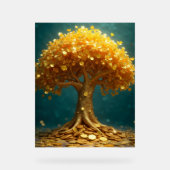 arbre d'argent doré pièces d'or argent heureux (Recto)