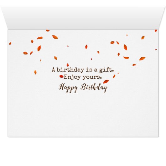 Arbre d'automne avec bordure déchirée (Intérieur Horizontal (Bas))