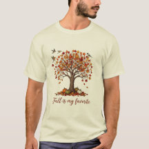 Arbre d'automne est mon T-Shirt préféré