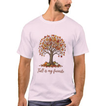 Arbre d'automne est mon T-Shirt préféré