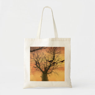 Arbre D'Automne Tordu sac fourre-tout Au Coucher D