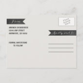 Arbre de bouleau automnal rustique Campagne Carte (Dos)