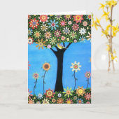 Arbre de carte de beauté (Fleur jaune)