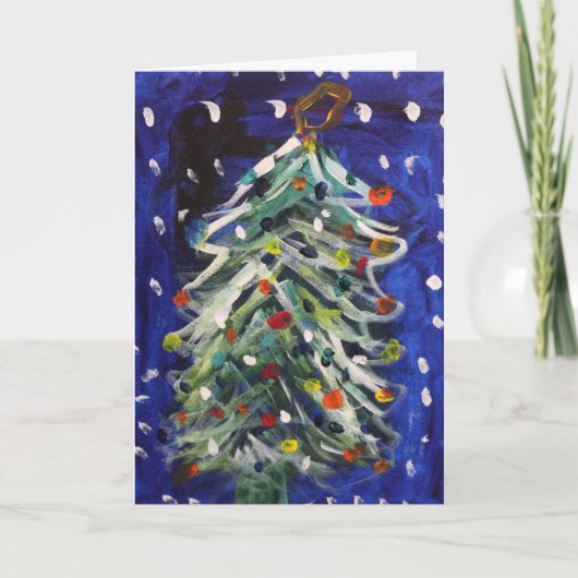 Arbre de carte de Noël (Devant)
