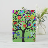 ARBRE DE CARTE DE REMERCIEMENTS DE LA VIE (Debout devant)