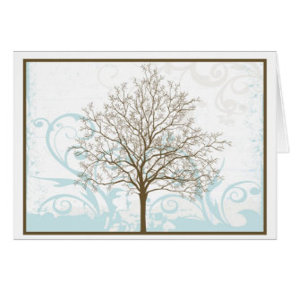 Arbre de carte vierge de la vie