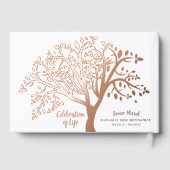 Arbre de célébration de la vie écriture moderne (Verso)