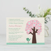 Arbre de cercle et invitation à la mode de baby (Debout devant)