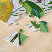 Arbre de citron soleil - Blanc - Puzzle (Côté)