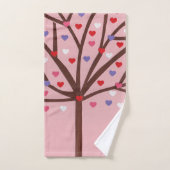 Arbre de coeur (Serviette à main)