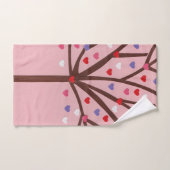 Arbre de coeur (Serviette à main)