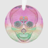 Arbre de coeur d'arc-en-ciel de crâne de sucre du (devant)