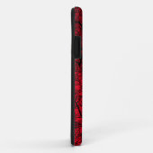 Arbre de contraste élevé - coque iphone rouge (Dos/Droite)