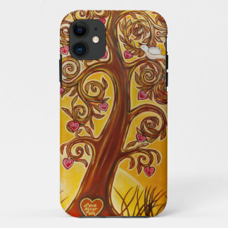 Arbre de coque iphone de la vie