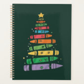 Arbre de crayon de professeur de Noël Lumières de  (Devant)