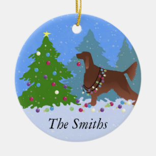 Arbre de décoration de plateau irlandais dans la f