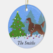 Arbre de décoration de plateau irlandais dans la f (Gauche)