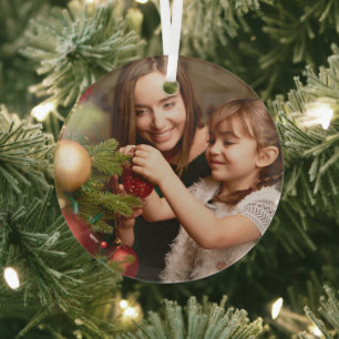 Arbre de décoration familiale mère et fille saison