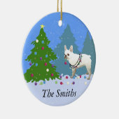 Arbre de décoration pour chien de taureau français (Droite)