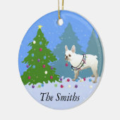 Arbre de décoration pour chien de taureau français (Gauche)