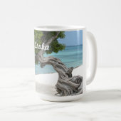 Arbre de Divi Divi dans la tasse d'Aruba (Devant droit)