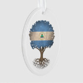 Arbre de drapeau de la vie de Nicaragua (devant)