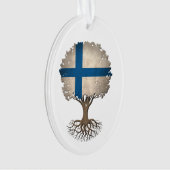 Arbre de drapeau de la vie finlandais (devant)