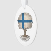 Arbre de drapeau de la vie finlandais (devant)