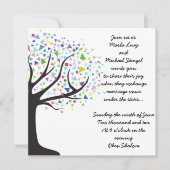 Arbre de faire-part de mariage (Devant)