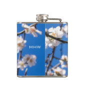 Arbre de fleurs monogramme personnalisé flacon (Dos)
