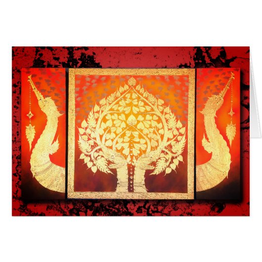 Arbre de Ghimpapan et Nagas, Chiang Mai (Devant horizontal)