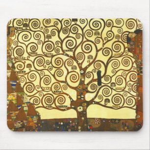 Arbre de Gustav Klimt de tapis de souris de la vie
