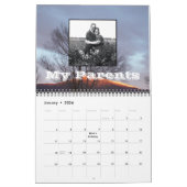 Arbre de la famille photo Douze calendrier Arrière (Jan 2026)